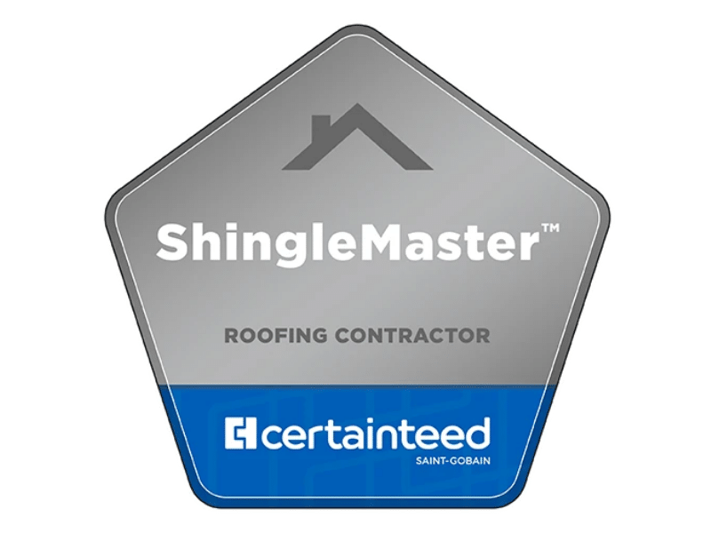 The Certified CertainTeed Shingle Master accreditation